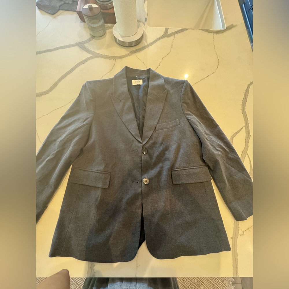 DISSH Charcoal Gray Harley Two-Button Over Sized Blazer - Size 6